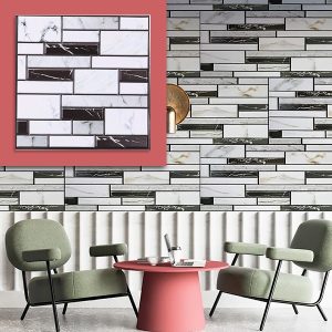 3D muurstickers met marmeren uitstraling (10 stuks) | MARBLEBLOCKS