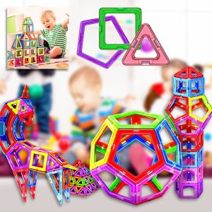 3D Magnetische Bouwstenen (50 stuks) | BUILDNETIC