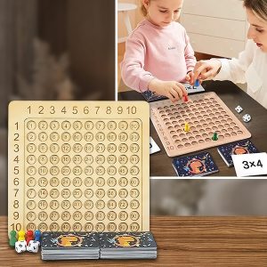 Houten bordspel met vermenigvuldiging | FUNMATH