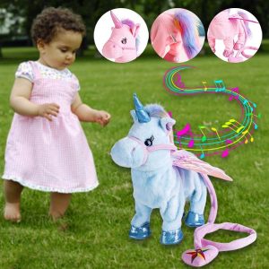 Wandelende en zingende eenhoorn knuffel | ROXY