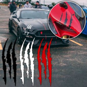 Monsterklauw Stickers voor Auto (4 stuks) | SHINECLAW