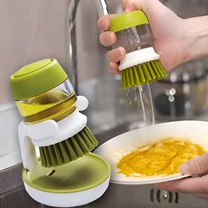 Reinigingsborstel met dispenser en standaard | BRUSKICA
