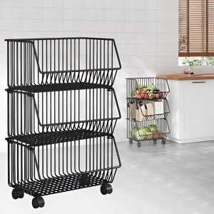 Winkelwagen met 3 manden | CARTSTACK