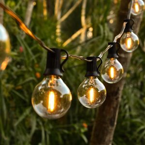 G40 globe lichtsnoeren - 25 lampen, 7,5 m, uitbreidbaar | YARDBULBS