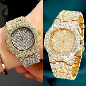 Luxe met kristallen versierd horloge | LUXURIA