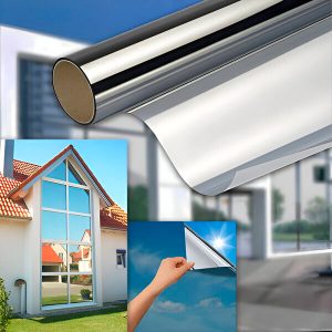 Zelfklevende spiegelfolie (45 x 200 cm) | FOILBLISS