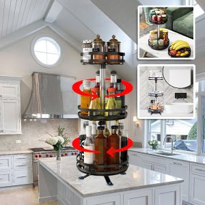 360° draaibare metalen organizer (3 lagen) | SPINSTORE