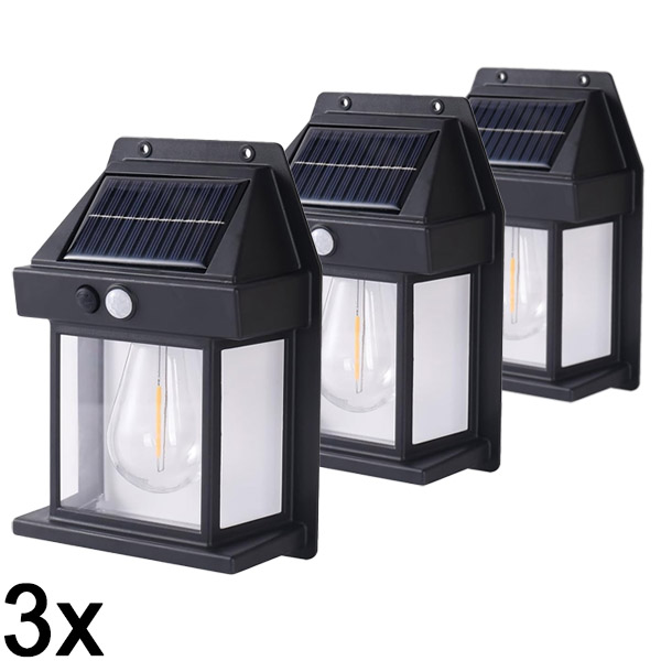 3x Zonne buitenlamp – geen bedrading nodig | FLUXLAMP