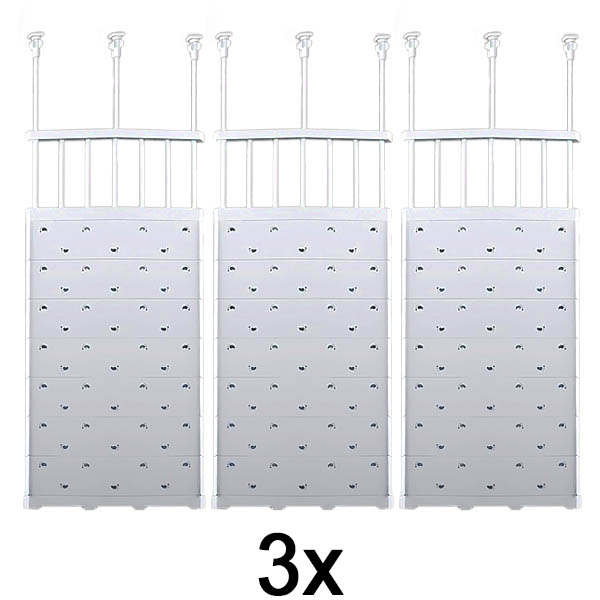 3x Uitbreidbaar opbergrek | SHELFEXPEND