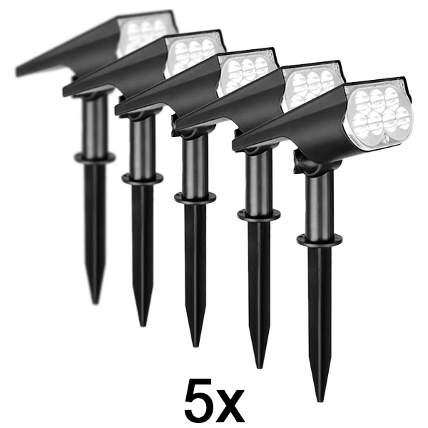 5x Buiten zonne-spotlicht | SPOTIKE