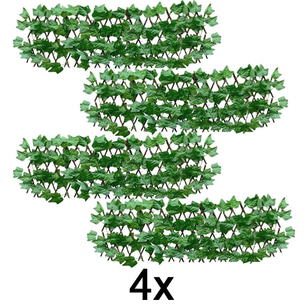 4x Decoratieve en praktische omheining voor terras en tuin | GREENFENCE