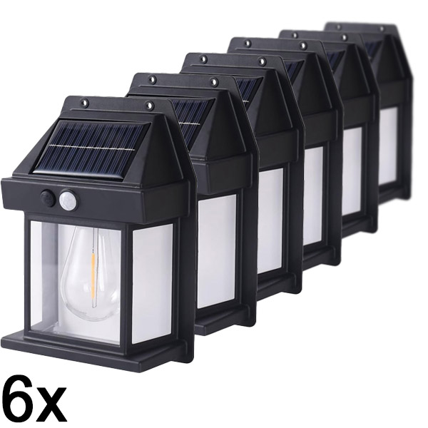 6x Zonne buitenlamp – geen bedrading nodig | FLUXLAMP