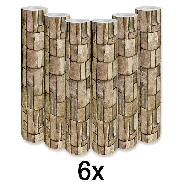 6x Stijlvol 3D Behang – Eenvoudige Wandtransformatie | WALLCORWRAP