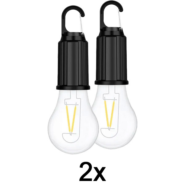 1x Draadloze oplaadbare lampen (Set van 2, tot 8 uur) | LUMINKA