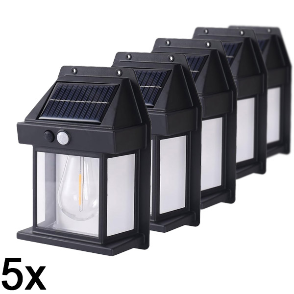 5x Zonne buitenlamp – geen bedrading nodig | FLUXLAMP