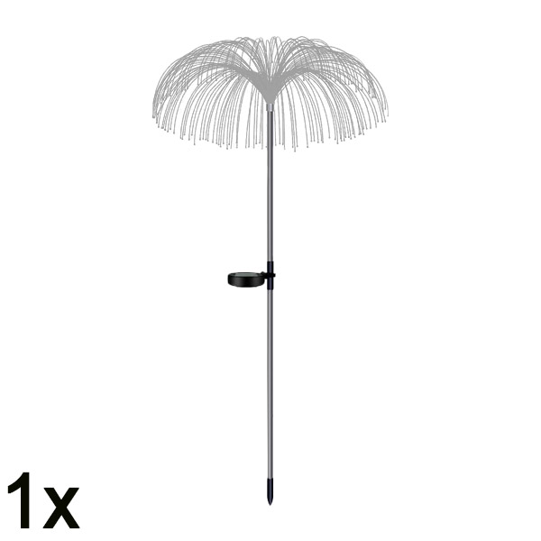 1x Zonne-energie tropische tuinverlichting | LUMIPALM