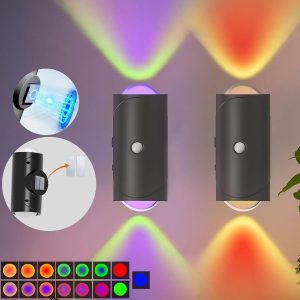 Slimme wandlamp met bewegingssensor (2 stuks) | AURAWALL