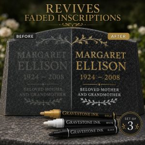 Inkt voor inscripties op stenen monumenten (3 stuks/set) | GRAVEPEN