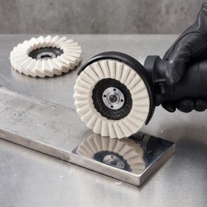 Polijstschijf van vilt van wol (2 stuks/set) | SANDDISC