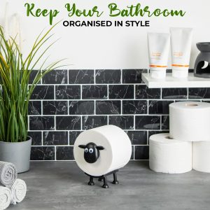 Decoratieve toiletrolhouder in de vorm van een schaap | ROLLSHEEP